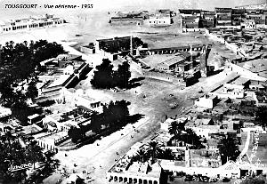 Touggourt - Vue aerienne - 1955